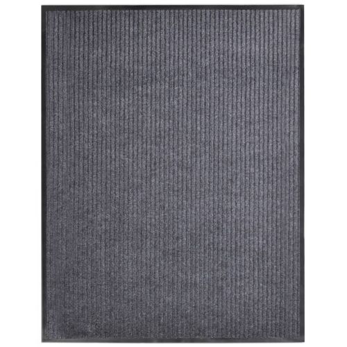 Изтривалка за врата, сива, 117x220 см, PVC