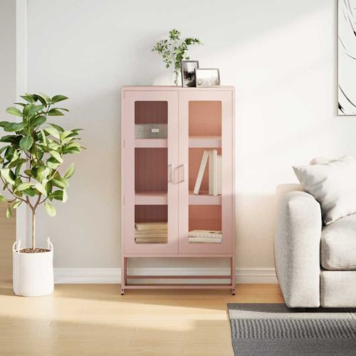 Висока дъска Pink 68x39x123 cm Стомана