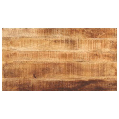 Плот за маса 110x50x3,8см правоъгълен масивно дърво грубо манго