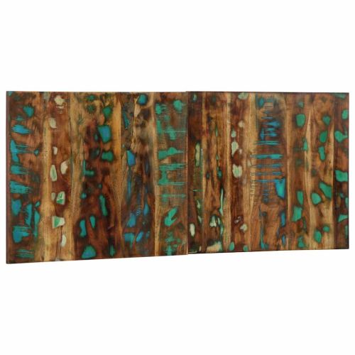 Табла за глава Multicolour 120 cm Масивна дървесина Reclaimed