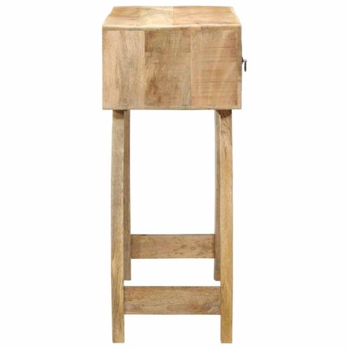 Конзолна маса 90x32x75 cm Масивна дървесина грубо манго