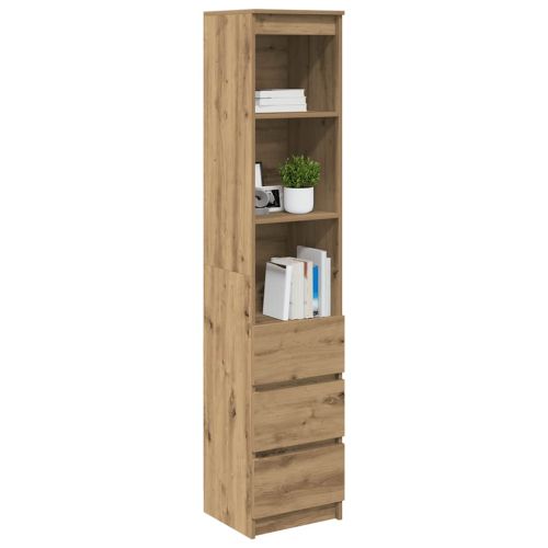 Highboard Artisan Дъб 37,5x35x180 cm Инженерна дървесина