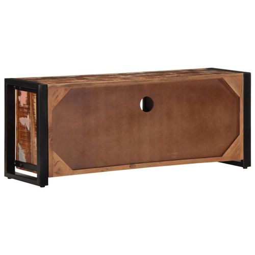 TV шкаф 100x30x40 cm Масивна дървесина Възстановена