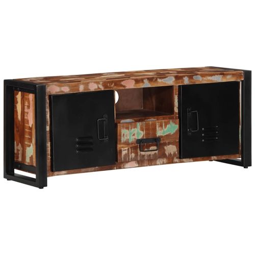 TV шкаф 100x30x40 cm Масивна дървесина Възстановена
