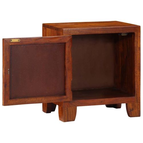 Нощно шкафче 40x30x45 cm масивна дървесина акация