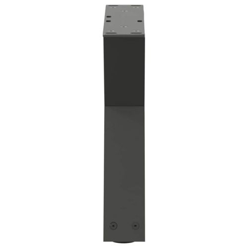 Крака за масичка за кафе, 2 бр., антрацит, 50x(30-31,3) см, стомана