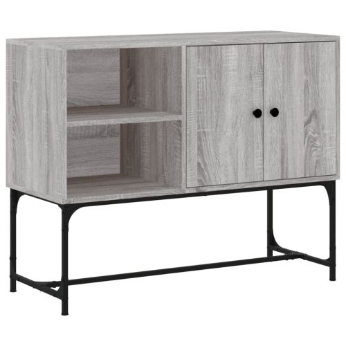 Сайдборд, сив сонома, 100x40x79,5 см, инженерно дърво