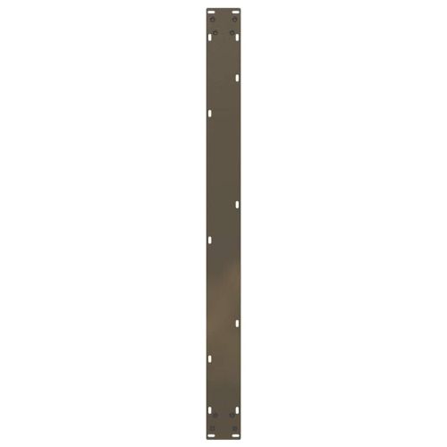 Крака за трапезна маса, U-образни, 2 бр., естествена стомана, 100 x (72-73) см, стомана