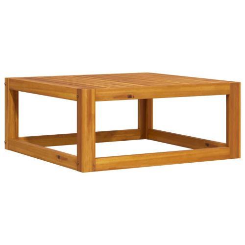 Маса за кафе, 68x68x29 см, акациево дърво масив