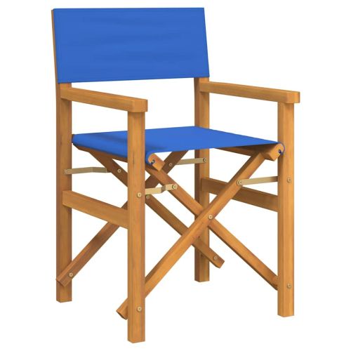 Сгъваем директорски стол Blue Solid Wood Teak