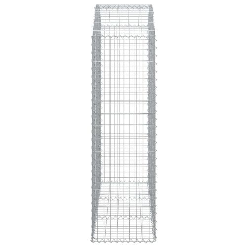 Дъговидна габионна кошница 150x50x160/180 см поцинковано желязо