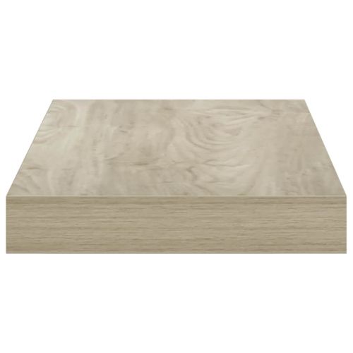 Окачен стенен рафт, дъб, 40x23,5x3,8 см, МДФ