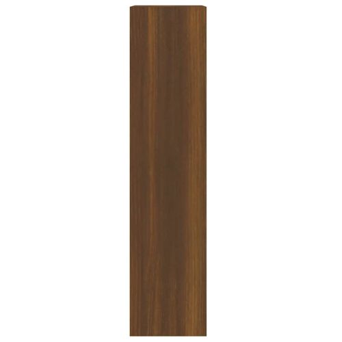 Шкаф за обувки, кафяв дъб, 63x24x103 см, инженерно дърво