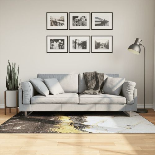 Перящ се килим многоцветен 120x180 см