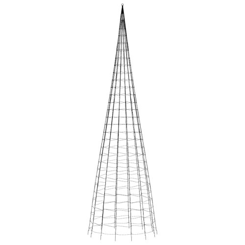 LED коледна елха 3000 LED цветни 800 см