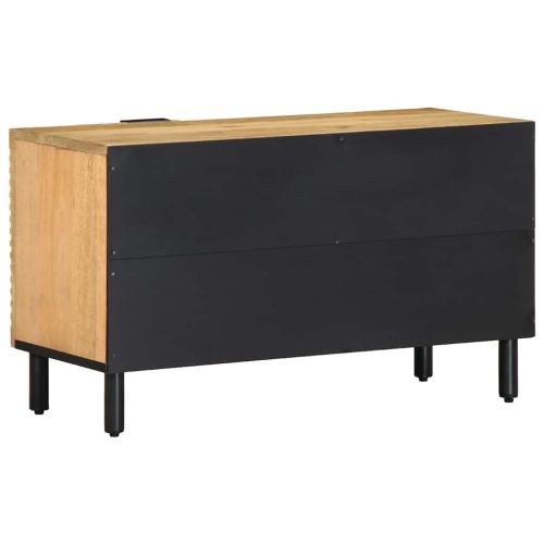 TV шкаф кафяв 80x31,5x46 cm масивна дървесина манго