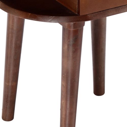 Нощно шкафче 50x35x55 см, масивно акациево дърво
