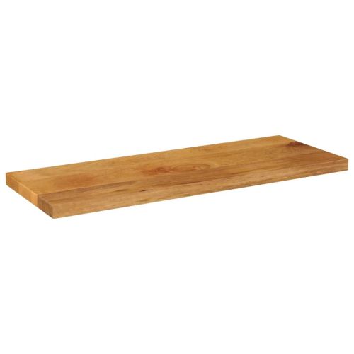 Плот за маса 80x30x3,8 см, правоъгълен, масивна дървесина, цвят манго