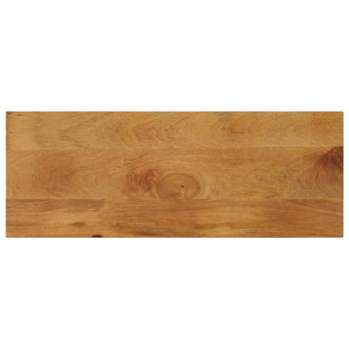 Плот за маса 80x20x3,8 см, правоъгълен, масивна дървесина, цвят манго