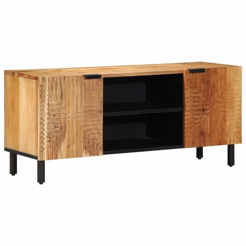 ТВ шкаф 105x33x46 см, масивна акация