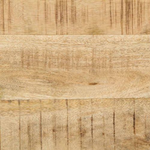 Стенен ТВ шкаф, 100x32x25 см, масивно дърво, цвят манго