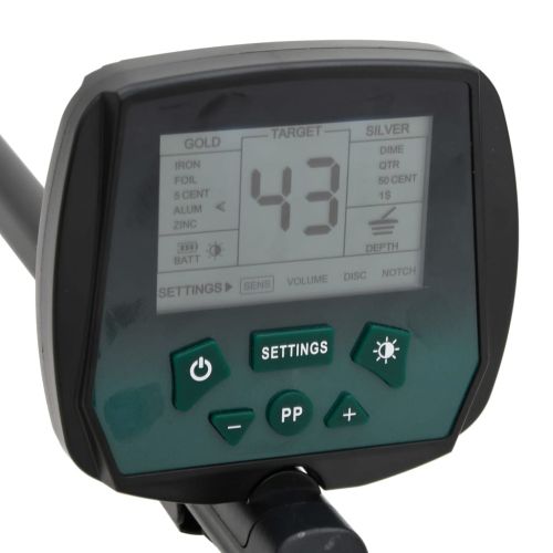 Металдетектор 24 см дълбочина на търсене LCD дисплей