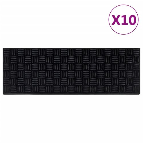 Постелки за стъпала 10 бр 25x75 см гума