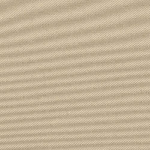 Прибираща се странична тента, бежова, 120x1000 см