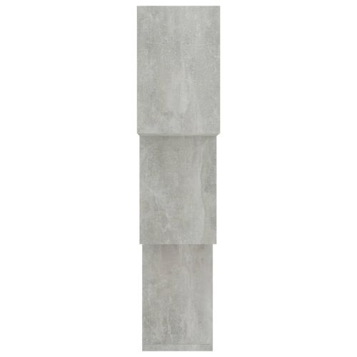 Квадратни стенни рафтове, бетонно сиви, 68x15x68 см