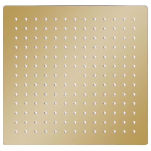 Rainshower душ пита, инокс, 25x25 cм, квадратна, златиста