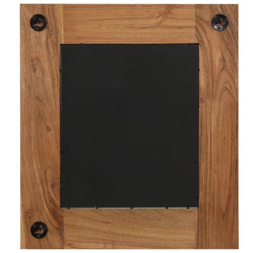 Огледало, акациево дърво масив, 50x50 см