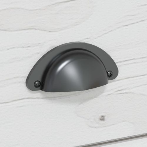 Конзолна маса BODO бяла 91x35x74 см бор масив