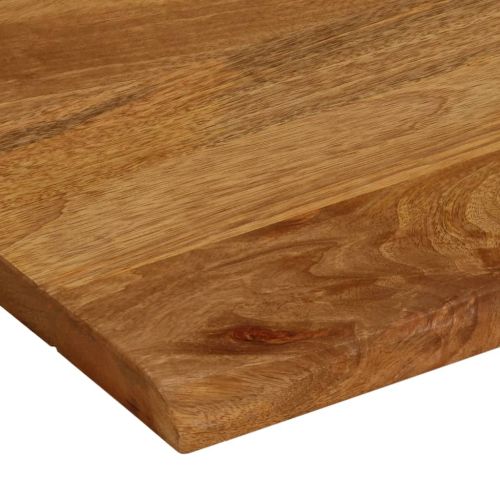 Плот за маса, 90x80x3,8 см, жив ръб, масивно дърво манго