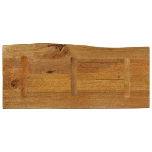 Плот за маса, 90x40x2,5 см, жив ръб, масивно дърво манго