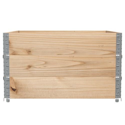 Палетни страници, 3 бр, 100x100 см, борова дървесина масив