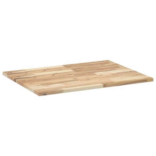 Плот за баня, необработен, 100x60x2 см, масивно дърво акация
