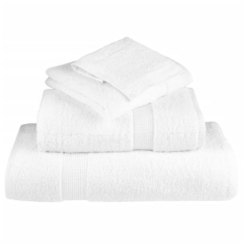 Премиум хавлиени кърпи SOLUND 10 бр бели 100x150 см 600 gsm