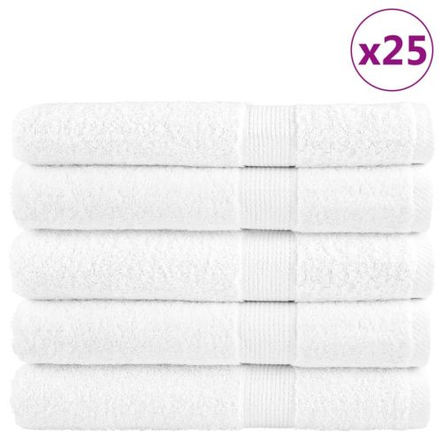 Премиум кърпи SOLUND 25 бр бели 100x200 см 600 gsm