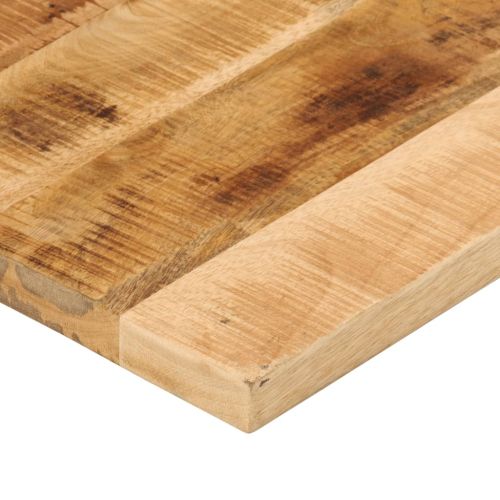 Плот за маса 90x60x2,5 см правоъгълен масивно дърво грубо манго