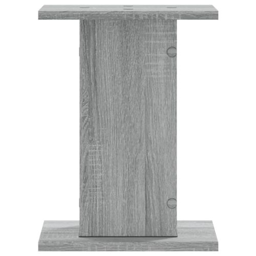 Стойки за тонколони 2 бр сив сонома 30x30x40 см инженерно дърво