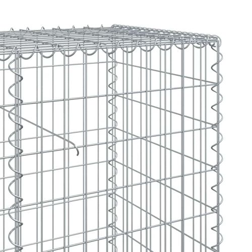 Габионна кошница с покритие, 800x50x100 см, поцинковано желязо