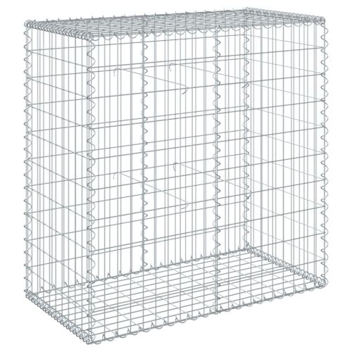 Габионна кошница с покритие, 100x50x100 см, поцинковано желязо