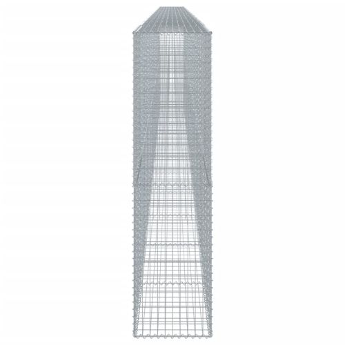 Габионна кошница с покритие, 1200x50x200 см, поцинковано желязо