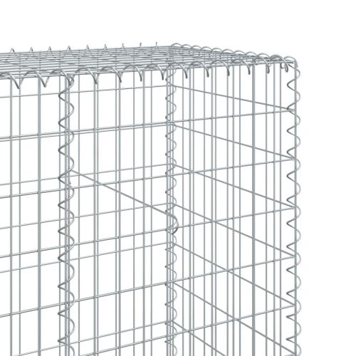 Габионна кошница с покритие, 1200x50x200 см, поцинковано желязо