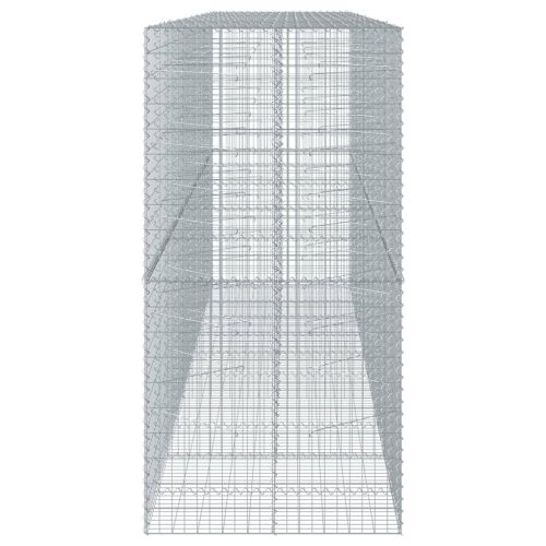 Габионна кошница с покритие, 500x100x200 см, поцинковано желязо
