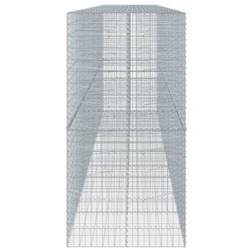 Габионна кошница с покритие, 750x100x200 см, поцинковано желязо