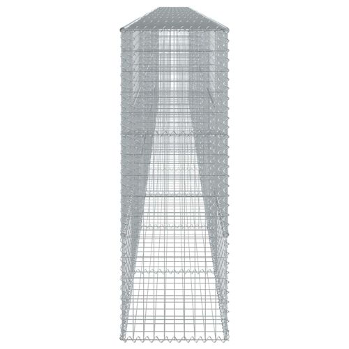 Габионна кошница с покритие, 1000x50x150 см, поцинковано желязо