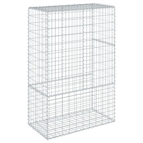 Габионна кошница с покритие, 100x50x150 см, поцинковано желязо