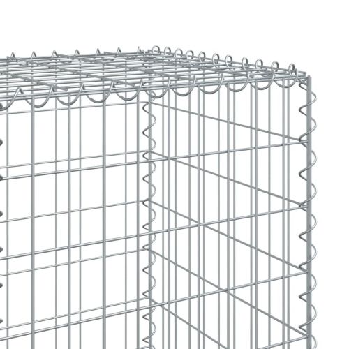 Габионна кошница с покритие, 100x50x150 см, поцинковано желязо