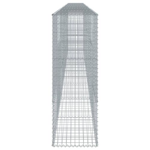 Габионна кошница с покритие, 800x50x150 см, поцинковано желязо